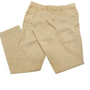 Banana Republic Emerson Chino Pants Mens 30x30 Straight Fit Flat Front Khaki